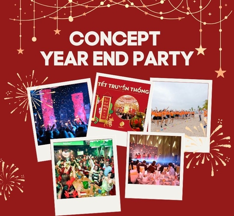 5 Concept Tiệc tất niên H.O.T nhất được các công ty ưa chuộng