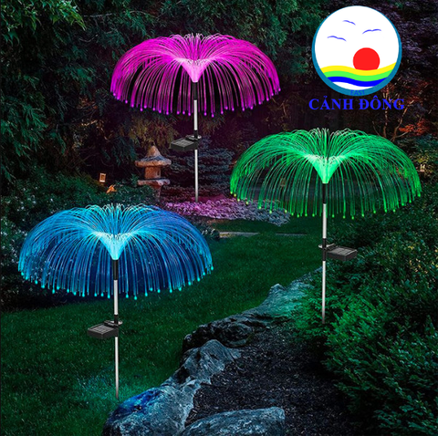 Đèn sứa năng lượng mặt trời đổi màu trang trí sân vườn, nhà hàng, khách sạn , quán cà phê ...
