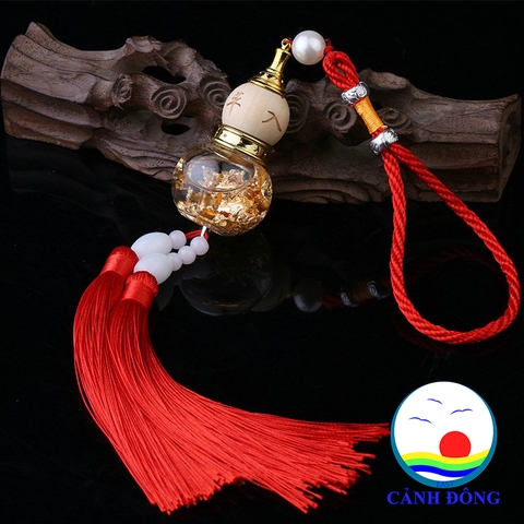 Dây treo xe ô tô hồ lô phong thủy may mắn bình an