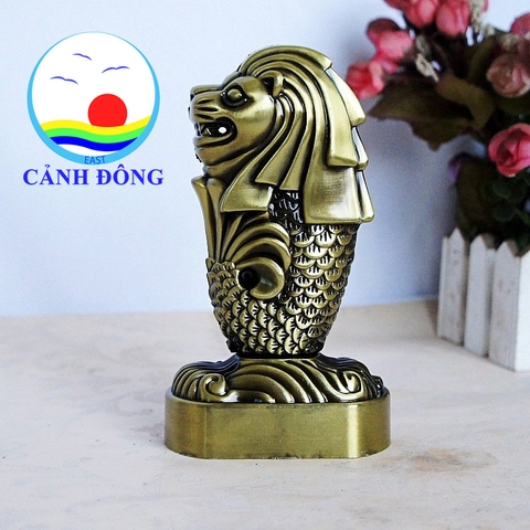 Mô hình Merlion Singapore phong thủy quà lưu niệm ý nghĩa