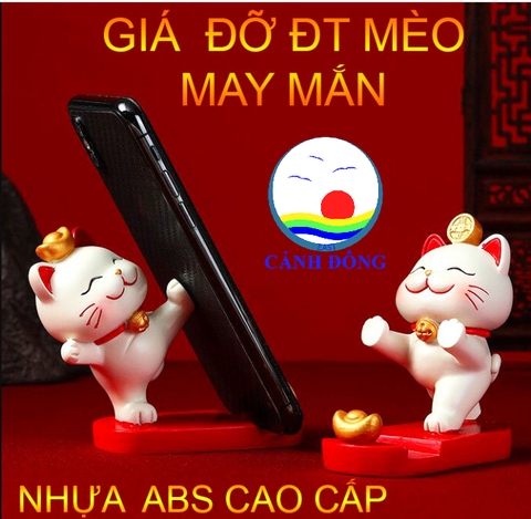 Mèo may mắn cute giá đỡ điện thoại mèo, giá đỡ tranh trang trí bàn , xe ô tô , quà tặng doanh nghiệp, quà tặng tết ý nghĩa