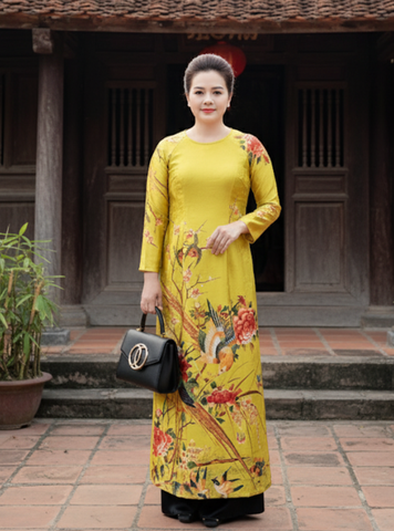 Áo dài CT117 ( không bao gồm quần)