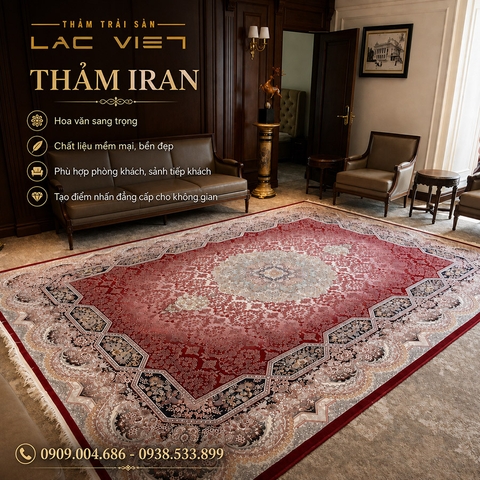 Thảm Iran cao cấp – Sang trọng và tinh tế