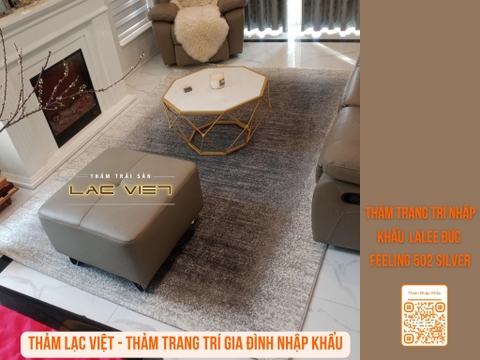 Thảm Trải Phòng Khách Lalee FEE 502 Silver