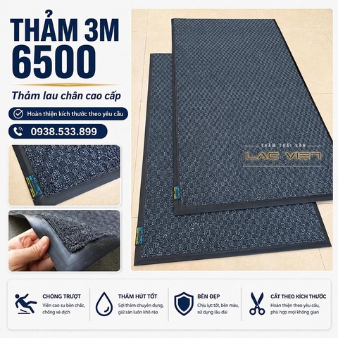 Thảm Chùi Chân Cao Cấp 3M 6500 – Cắt Theo Kích Thước