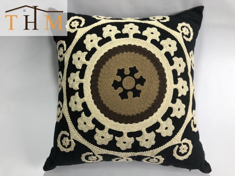 Gối thêu tựa lưng ghế sofa 036