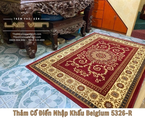 Thảm Cổ Điển Nhập Khẩu Belgium 5326-R