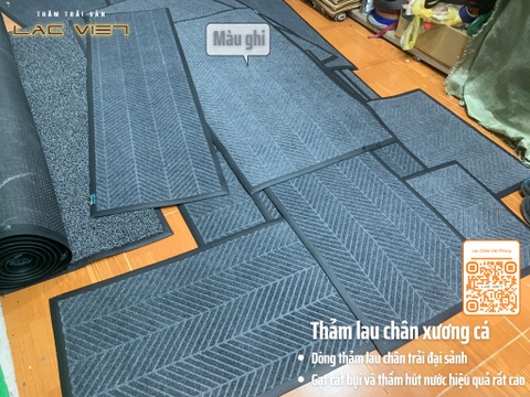 Thảm Lau Chân Cao Cấp Xương Cá - Mẫu Mới