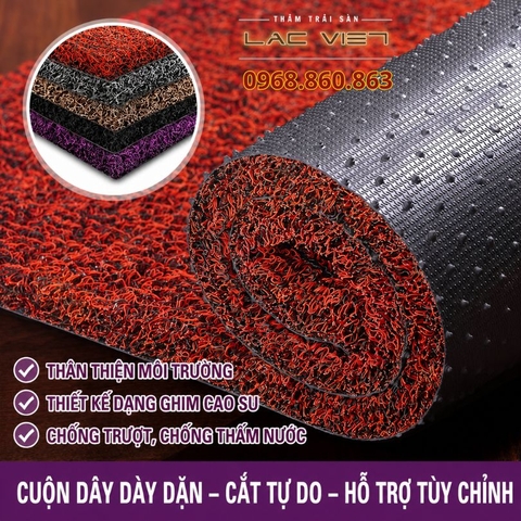 Thảm Nhựa Rối Đế Gai - Hiệu Quả Chống Bụi Và Chống Trơn Trượt Tuyệt Vời