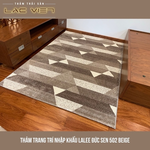 Thảm Trang Trí Nhập Khẩu Đức Lalee SEN 502 Beige