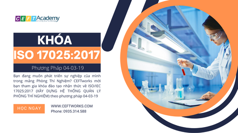 Khóa ISO/IEC 17025:2017 (26/05/2024)