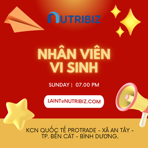 NHÂN VIÊN VI SINH (BẾN CÁT, BÌNH DƯƠNG)