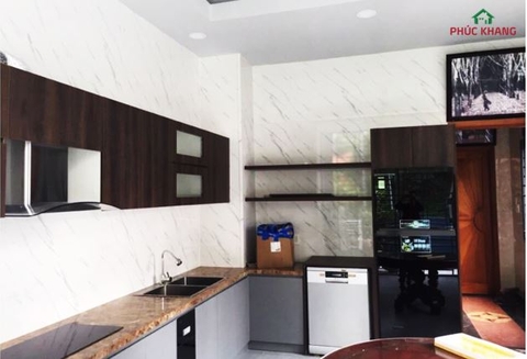 Tấm ốp tường PVC vân đá -  Giải pháp khắc phục tường nhà bị bẩn