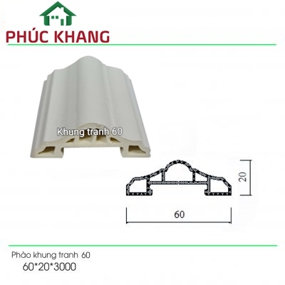 phào khung tranh 60