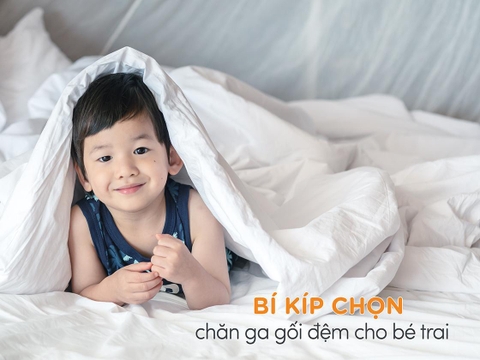 Bí kíp chọn chăn ga gối đệm cho bé trai