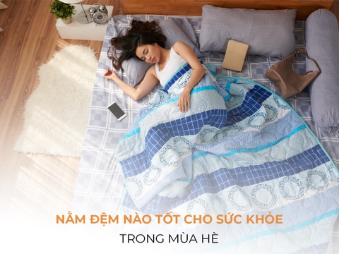 Nằm đệm nào tốt cho sức khỏe trong mùa hè
