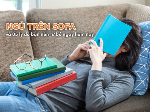Ngủ trên sofa và 5 lý do khiến bạn nên từ bỏ ngay hôm nay