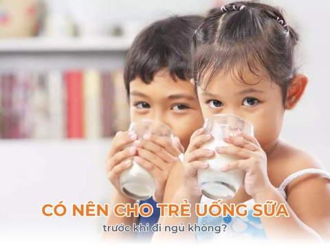 Có nên cho trẻ uống sữa trước khi đi ngủ không?