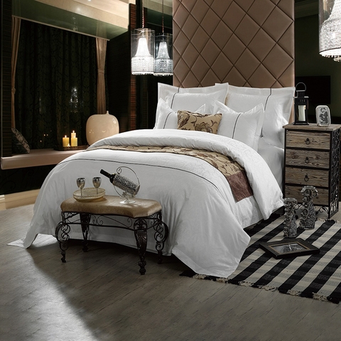 Bộ chăn ga gối khách sạn (Mẫu 07)