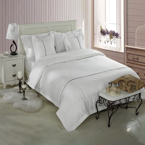 Bộ chăn ga gối khách sạn (Mẫu 08)