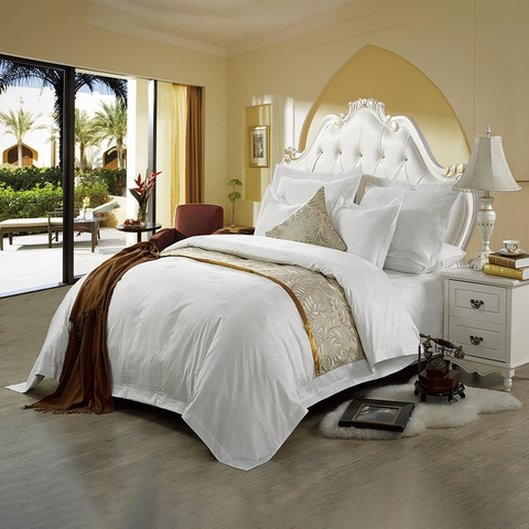 Bộ chăn ga gối khách sạn (Mẫu 09)