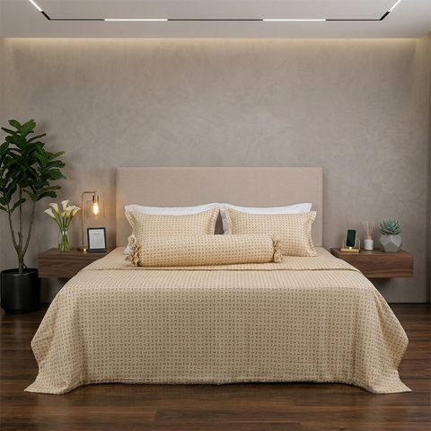 Bộ ga chun chần mặt Elegant H136