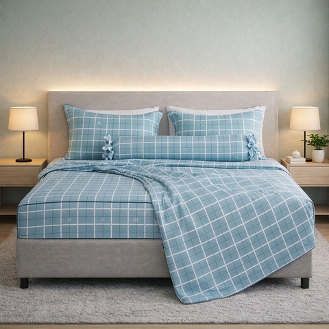 Bộ ga chun chần mặt Elegant H164
