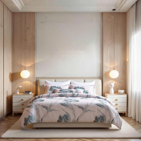 Bộ ga chun chần mặt Elegant H178