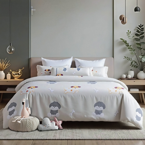 Bộ ga chun chần mặt Elegant H185