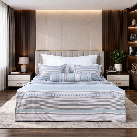 Bộ ga chun chần mặt Elegant H189