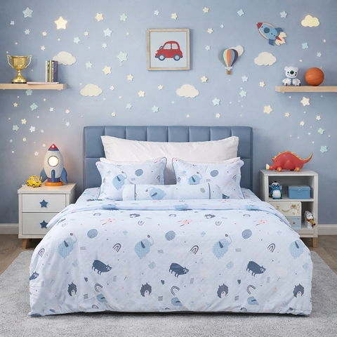 Bộ ga chun chần mặt Elegant H190