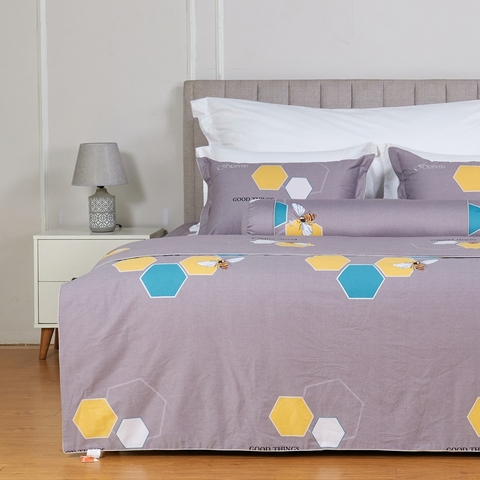 Bộ ga chun chần mặt Melody M218
