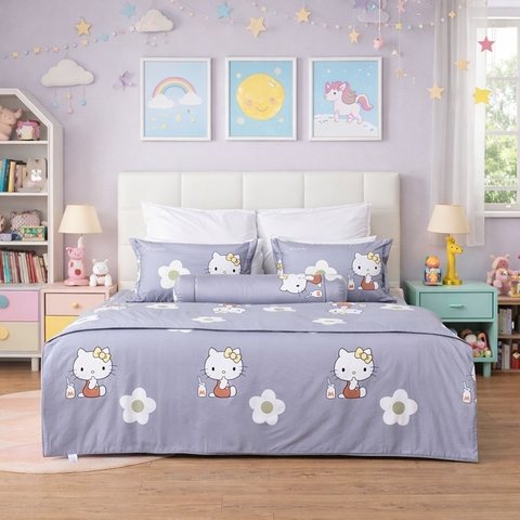 Bộ ga chun chần mặt Melody M224