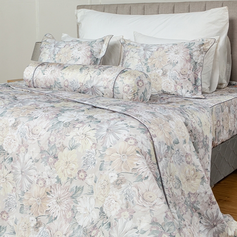 Bộ ga chun chần mặt Silky G147