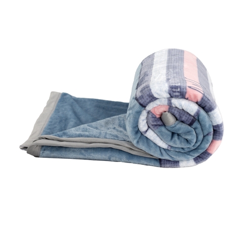 Chăn lông tuyết HK (kẻ)