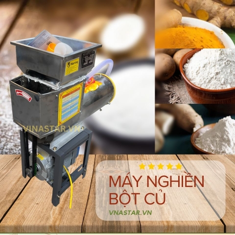 Máy xay nghiền liên hoàn tinh bột khoai, bột nghệ XB-2200W