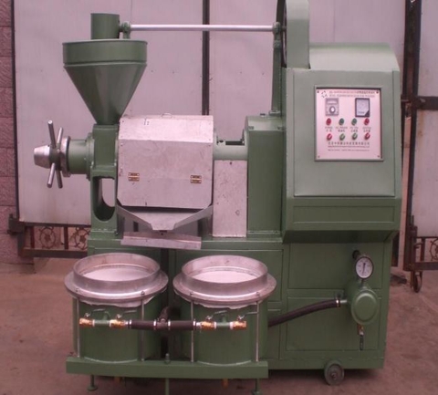 Máy ép dầu công nghiệp có bình lọc 6YL-120A