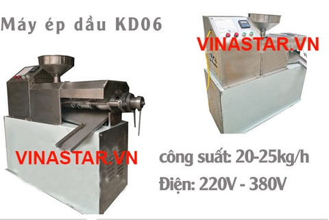 Máy ép dầu thực vật KD06 20-25KG/1H