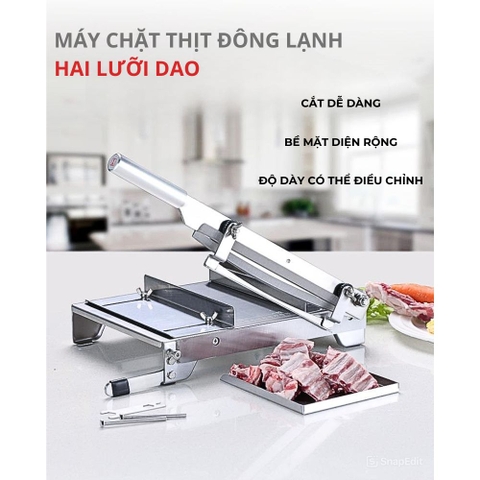 Máy Chặt Thịt Đông Lạnh Hai Lưỡi Dao – Giải Pháp Hoàn Hảo Cho Ngành Chế Biến Thực Phẩm