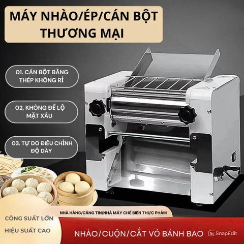 Máy Cán Bột Công Suất 2200W – Giải Pháp Hoàn Hảo Cho Ngành Làm Bánh