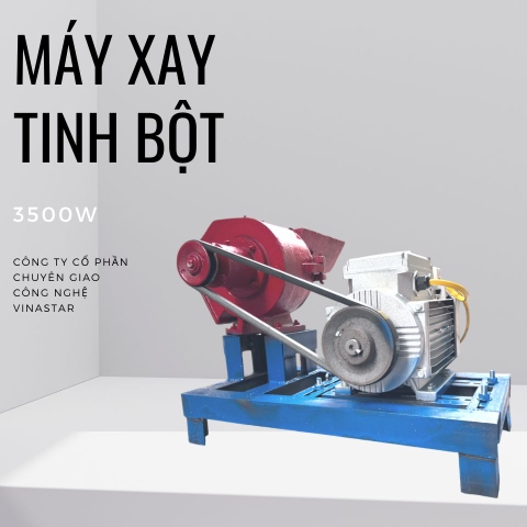 Máy xay bột khô. Xay nhuyễn mịn củ khoai, củ nghệ, ngũ cốc làm bột. XBN-3500W