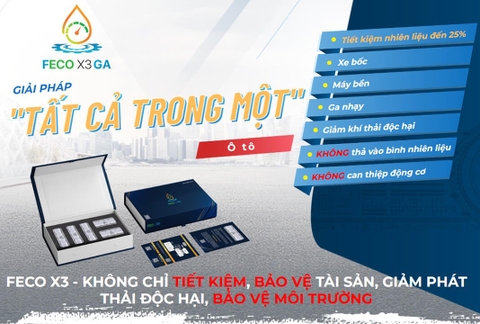 FECO X3 – GIẢI PHÁP GIẢM KHÍ THẢI CHO XE Ô TÔ và XE MÁY TRƯỚC THỜI HẠN SIẾT KHÍ THẢI TOÀN QUỐC!