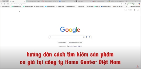 hướng dẫn tìm kiếm sản phẩm và giá các thiết bị #homecentervn #homecentervietnam