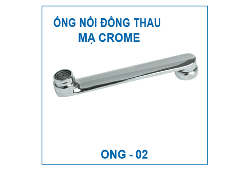 ONG-02 - Ống Cần Nối Đồng Thau Mạ Crom Kiva