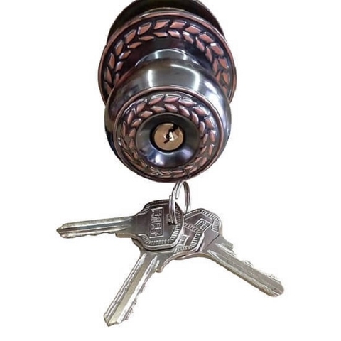 5905 AC - Khóa tay nắm Eeli nâu bông