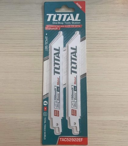 TAC52922EF - Bộ lưỡi cưa kiếm (cưa kim loại) Total