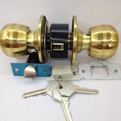 5832 SP/PB - Khóa tay nắm Eeli vàng bông