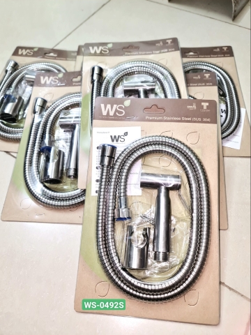 Vòi xịt vệ sinh inox SUS 304 WS-0492S