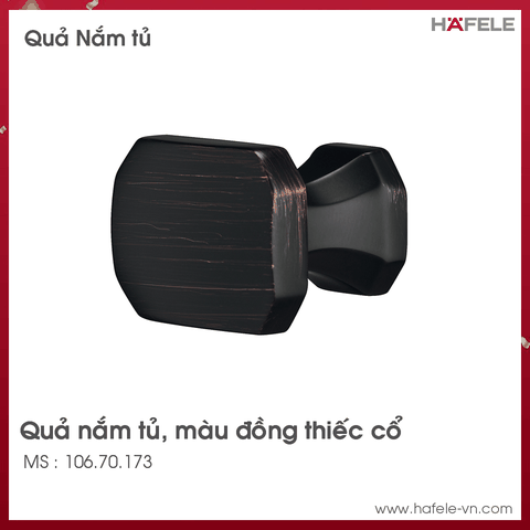Quả Nắm Tủ H2185 Hafele - 106.70.173