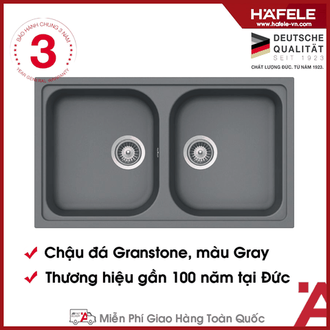 570.35.580 - Chậu Rửa Đá HS19-GEN2R90 Hafele